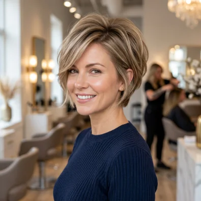 Long Pixie Bob for Fine Hair