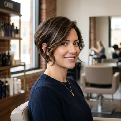 Long Pixie Bob for Thick Hair