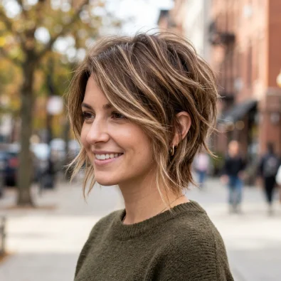 Long Pixie Bob with Highlights