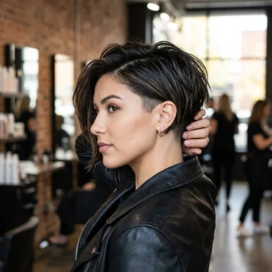 Long Pixie Bob with Undercut