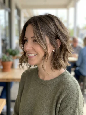 Low-Maintenance Layered Bob