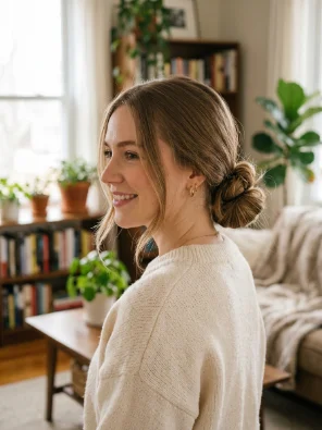 Low Messy Bun