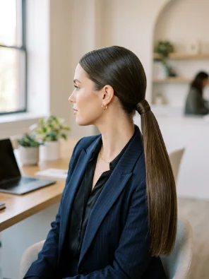 Low Sleek Ponytail