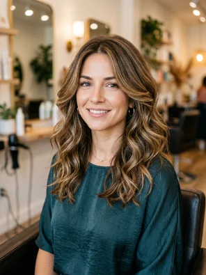 Medium Layered Cut With Soft Waves