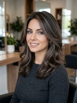 Mushroom Brown Partial Highlights