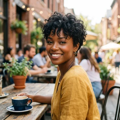 Pixie Crop With Soft Textured Bangs