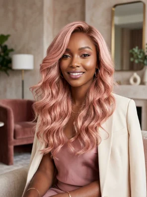 Rose Gold for a Soft Creative Look