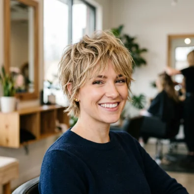 Shaggy Pixie Cut for Fine Hair