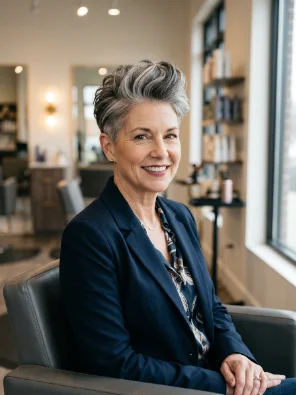 Short Crop with Long Top Layers