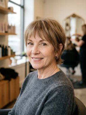 Short Cut with Wispy Bangs