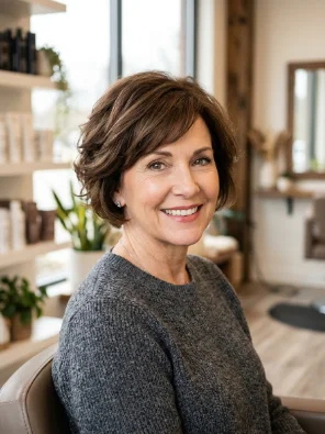 Short Haircut with Soft Side Volume