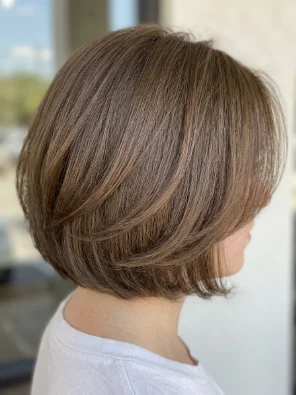 Short Layered Bob for Fine Hair
