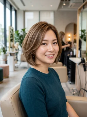 Short Layered Bob