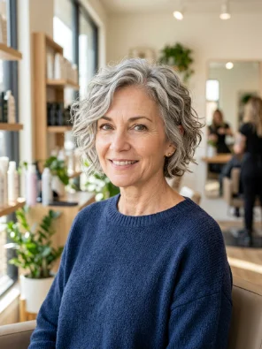 Short Tousled Cut for Wavy Hair