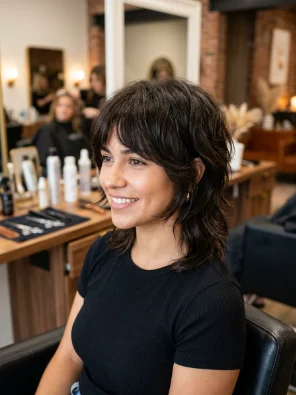 Short Wolf Cut for Thick Hair
