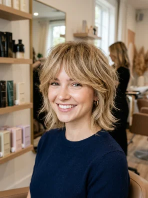 Short Wolf Cut for Thin Hair
