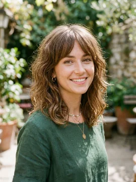 Shoulder-Length Soft Shag with Relaxed Bangs