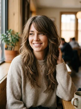 Side-Swept Bangs