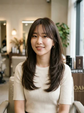 Soft Korean Hush Cut