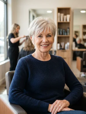 Soft Layered Pixie Cut