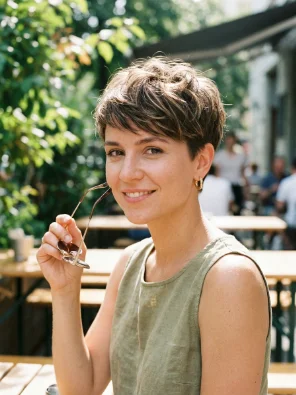 Textured Pixie Cut