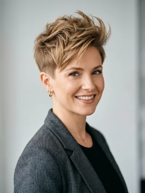 Textured Pixie Cut