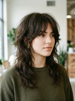 Thick Hair Wolf Cut