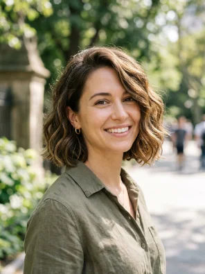Wavy Short Layered Bob