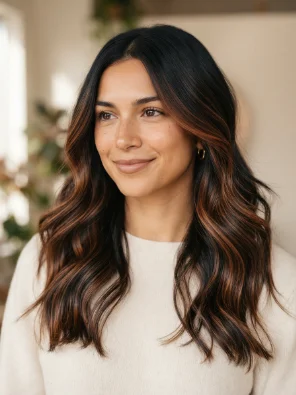 Auburn Brown Highlights