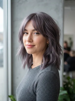 Burgundy Plum Hair