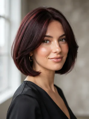 Cherry Cola Short Hair