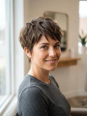 Choppy Pixie Cut