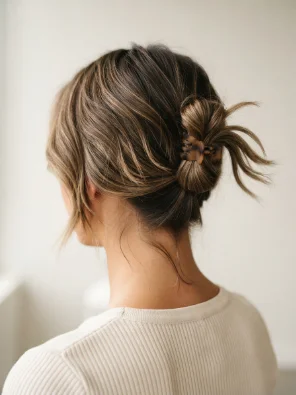 Claw Clip Baby Bun