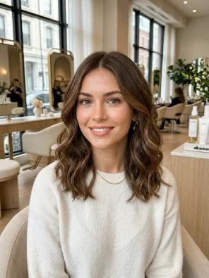 Collarbone Wavy Lob