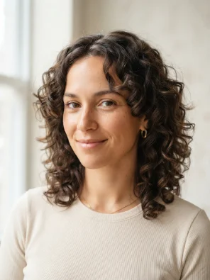 Curly Shag Without Bangs