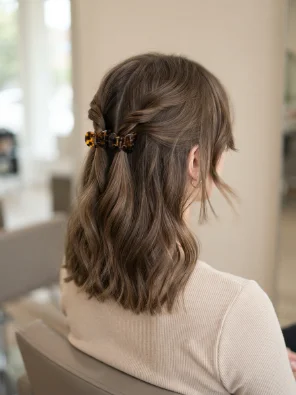 Double Mini Claw Clip Style