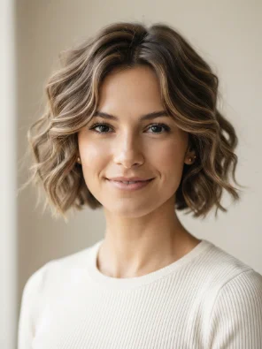 Ear-Length Wavy Crop