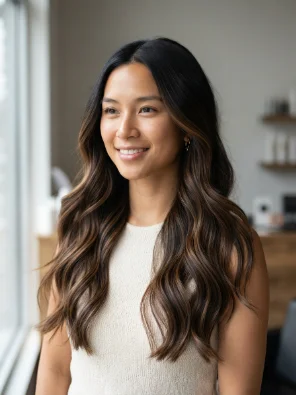 Espresso Brown Balayage