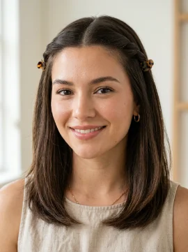 Face-Framing Mini Clip Twists