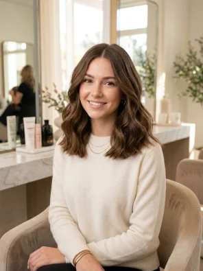 Fine Wavy Haircut With Full Ends