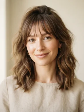 French Shag With Wispy Bangs
