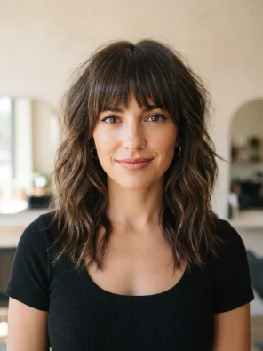 French Shag With a Full Fringe