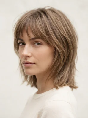 French Shag for Fine Hair