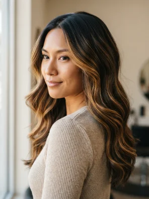 Golden Brown Highlights
