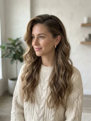 Half-Up Side-Part Waves
