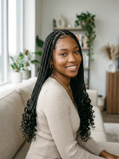 Jumbo Boho Knotless Braids