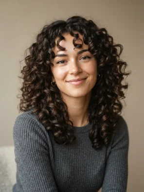 Layered Cut for Thick Curly Hair
