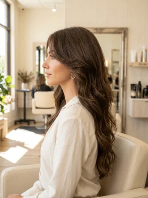 Long Butterfly Cut for Wavy Hair