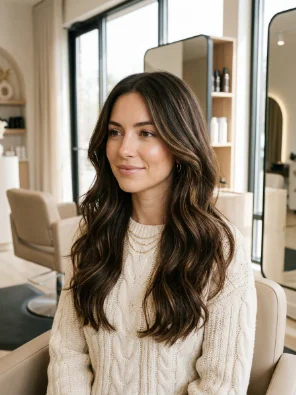 Long U-Shaped Wavy Layers