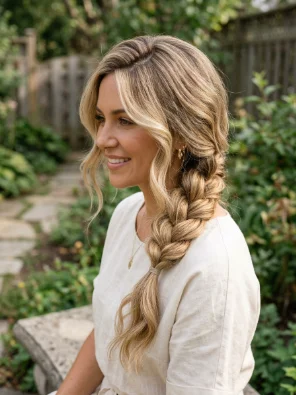Loose Side Braid
